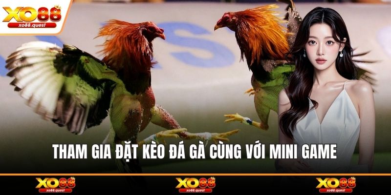Tham gia đặt kèo đá gà cùng với mini game 